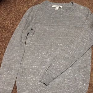 Sparkly gray sweater
